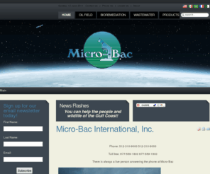 micro-bac.com: Environmental Biological Remediation & Oil Stimulation Products Micro-Bac Int.l, Inc. - Environmental Biological Remediation & Oil Stimulation Products Micro-Bac Int.l, Inc.
http://www.micro-bac.com
environmental biotechnology research, development & manufacturer of microbial products for petroleum industry, food service industry, water issues, bioremediation & environmental clean up. Micro-Bac, microbac