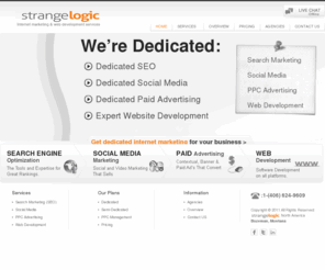 strange-logic.com: SEO Company Montana | SEO Montana | Internet Marketing Montana | Montana Web Development Company
Strange-Logic.com is an internet marketing and web development Company in Bozeman Montana known for delivering superior SEO, internet marketing, social media marketing, search engine marketing and custom web development with high quality of service at lower rates. Consult with our experts for the best results. 