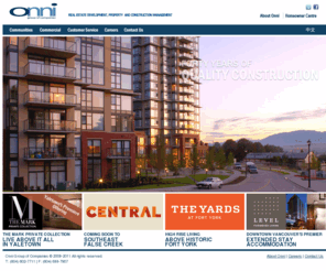 cityviewcentre.com: Onni Group - Real Estate Development, Property & Construction Management
The Onni Group is one of British Columbia's premier new home builders with a reputation for providing architectural innovation, superior quality and courteous customer service. Having consistently developed high quality homes, families continue to turn to Onni to experience the dream of new home ownership.