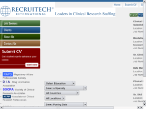 crasearch.com: Recruitech International is the world leader in Clinical Staffing
Recruitech International is the world leader in Clinical Staffing