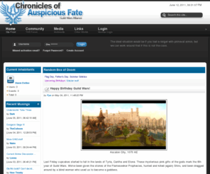 auspiciousalliance.com: Chronicles of Auspicious Fate
Chronicles of Auspicious Fate