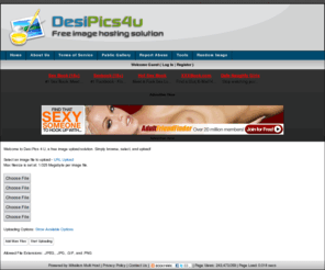 desipics4u.com: Welcome to Desi Pics 4 U, a free image upload solution. Simply browse, select, and upload!
Desi Pics 4 U is an easy image hosting solution for everyone.