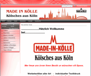 koeln-textilien.com: Herzlich Willkommen - MADE IN KÖLLE
