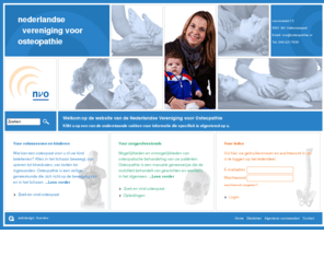 osteopathie.nl: NVO Osteopathie: Nederlandse Vereniging voor Osteopathie
Nederlandse Vereniging voor Osteopathie