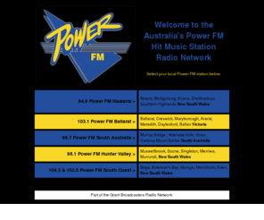 powerfm.com.au: Welcome to Power FM Australia - part of the Grant Broadcasters group of Australian family-owned radio stations
