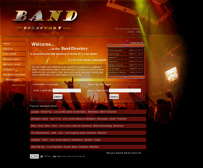 banddirectory.co.uk: Band Directory
UK Local Band Directory | Find live bands ready to hire
