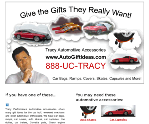 cargiftideas.com: Gift Ideas for Automotive Enthusiasts
Tracy offers many gift ideas for automotive enthusiasts.