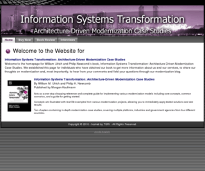 informationsystemtransformation.com: Information System Transformation
Information Systems Transformation