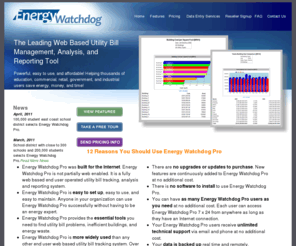 energywatchdog.com: Energy Watchdog - Web Based Utility Bill Management
