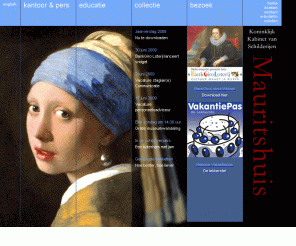 mauritshuis.nl:  Mauritshuis, Het Koninklijk Kabinet van Schilderijen   
		
  