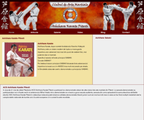 ashihara-pitesti.ro: Ashihara Karate Pitesti
Ashihara Karate Pitesti - Pagina Principala