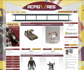 acfigures.com: Vendita action figure, modellini, die cast, soul of chogokin, robot giapponesi - Action Figures
Tutte le ultime action figures dei tuoi videogiochi preferiti e dei tuoi cartoni animati ad un prezzo incredibile!