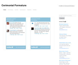 comissaoonline.com: Assessoria Cerimonial Formatura
Cerimonial Formatura. Facilitando a vida da Comissão.