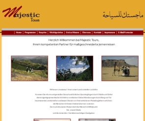 majestic-yemen.com: Willkommen bei Majestic Tours Yemen
Joomla! - dynamische Portal-Engine und Content-Management-System