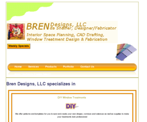 fauxnmore.com: Bren Designs - Window Treatments, Drapery Patterns, Faux Finishing, and more
