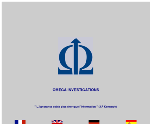 omega-investigations.com: Omega investigations detective privé Arles Avignon Nimes Martigues Provence Languedoc private investigator Provence Languedoc
Oméga Investigations agence de detective privé ARLES  AVIGNON  NIMES MARTIGUES  Provence Vaucluse Languedoc. Omega Investigations private detective agency provides investigation services in ARLES  AVIGNON  NIMES Provence Vaucluse Languedoc.