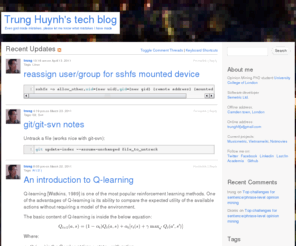 trungh.com: Trung Huynh's tech blog
