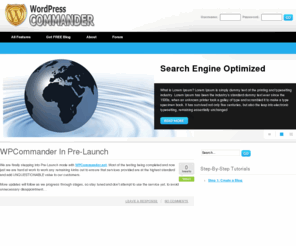 wpcommander.net: WP Commander - Home
Pro-Blogging WordPress Hosting for Internet Marketers and Affiliate Marketers