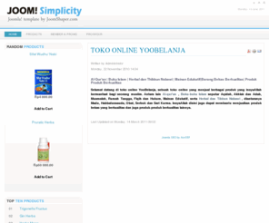 yoobelanja.com: Toko Online YooBelanja
Herbal, Buku Islami, ThibbunNabawy, Mainan Edukatif