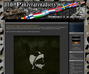 11pzg.com: 11PzG: News
11th PanzerGrenadier Clan Website