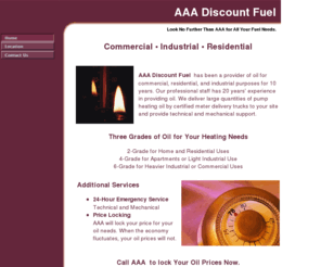aaadiscountfuel.com: Residential, Commercial, and Industrial Oil. Located in Brooklyn, New York. - Home
Use this oil distributor providing residential oil, commercial oil, and industrial oil. Located in Brooklyn, New York.