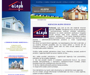 aleph.co.ba: ::: DOBRODOSLI --- Agencija ALEPH Zenica --- +387 32 246 450 aleph@bih.net.ba :::
design by Sead Huseinovic Web Design Team Zenica - www.webdesignteam.co.nr