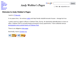 andywebber.com: Andy Webber's Personal Pages
Andy Webber