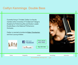 caitlynkamminga.com: Caitlyn Kamminga, double bass
Caitlyn Kamminga Bassist and teacher