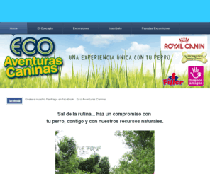 ecoaventurascaninas.com: ¿listo para compartir la aventura con tu perro? - Home
excursiones para mascotas Eco Aventuras Caninas