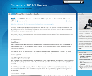 ixus300hs.com: Canon Ixus 300 HS Review
Discover what I found out after hours of research in my Canon Ixus 300 HS review.