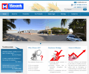 mcfpl.com: Mayank Cattle Food Pvt Ltd -	Exporter / Manufacturer of  extracting corn oil, cattle food, animal food, cattle food cake, animal feed, cow feed
Mayank Cattle Food Pvt. Ltd. - Exporter & Manufacturer - Extracting corn oil,cattle food from Rajkot, India