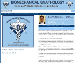 mywhatadifference.com: Biomechancial Gnathology - Non Controversial Occlusion
Biomechanical Gnathology