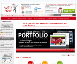onechoicefouryourstore.com: Yahoo! Store Design by an Authorized Yahoo! Merchant Solutions Developer - Yahoo Store Designer
When you need a Yahoo! Store Design, call us! We are store owners as well and know how costly running your business can be. Use a professional Yahoo! Store Designer, call us today!
