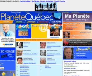 planete.qc.ca: Planete Quebec - Accueil
Planète Québec. Nouvelles. Magazine. Informations. Québec.