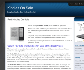 Kindles On Sale
