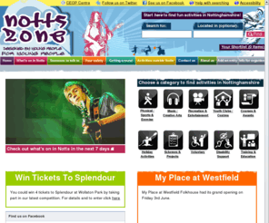 nottszone.com: Nottszone | Home
Directory of events, activities and services for young people in Nottinghamshire