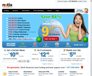 qiz-it.com: Netix - affordable, cheap US linux web hosting. Site builder, Cpanel, Fantastico - GoNetix Seattle, Portland, chicago, New York, Los Angeles
US linux web hosting with Site builder, Cpanel, Fantastico - Seattle, Portland, chicago, New York, Los Angeles