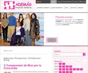 ademas.org.es: Ademas Proyectos Solidarios
