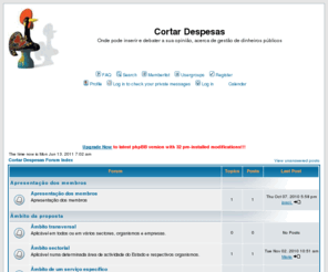 cortarnasdespesas.com: Cortar Despesas :: Index
Free forum hosting / webhosting on our dual xeon fedora dedicated server. Our dedicated servers are monitored every 10 minutes to assure 99.9% uptime.