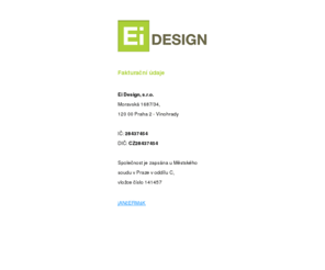 ei-design.cz: Ei design - grafika, programování, copywriting
ei design, tvorba www stránek, tvorba loga, grafika, copywrtiting, reklama, programování