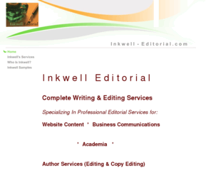 inkwell-editorial.com: inkwell-editorial.com
Professional writing and editing services