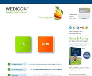 medwelltravel.com: Wedicon Anwender - Startseite - Gesundheit und Wellness mit dem WEDICON Gesundheitssystem und Atemluft-Therapie
WEDICON - vitality for life - WEDICON hat ein einfaches 3 1 Vitalprogramm entwickelt, das Ihnen dabei helfen kann, gesund und vital zu bleiben. 