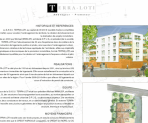 terraloti.com: TERRA-LOTI immobilier neuf appartements neufs,  aménageur promoteur à Nîmes, GARD, en Languedoc Roussillon
TERRA-LOTI construit appartements neufs, programmes immobiliers neufs et villas de qualité à Nîmes en Languedoc Roussillon, un promoteur constructeur qui propose de l'immobilier neuf en défiscalisation, loi de Robien et loi Borloo.