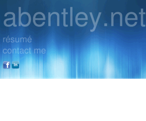 abentley.net: abentley.net
Personal website of Andrew James Bentley, IT Infrastructure Architect located in Calgary, Alberta, Canada.