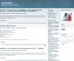 kan521.net: Kan Annunci
Kan Annunci - Aggregatore di Annunci Gratuiti