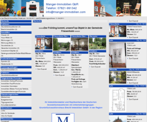 manger-immobilien.com: Manger-Immobilien GbR
Telefon: 07821-991342
info@manger-immobilien.com
Wir sind die Spezialisten für das Verkaufen, Vermieten oder Verwalten Ihrer Immobilie.