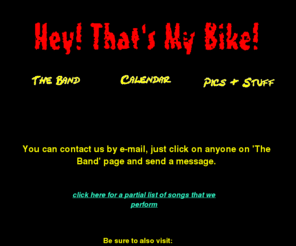 thatsmybike.com: index.html
orange county ca california cover band 80's classic rock and dance music