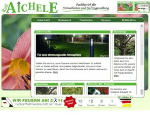 aichele.info: Startseite - Aichele GmbH Fachbetrieb für Steinarbeiten und Gartengestaltung Schömberg-Langenbrand
Startseite, Dies ist die Internetpräsenz der Firma Aichele GmbH Fachbetrieb für Steinarbeiten und Gartengestaltung