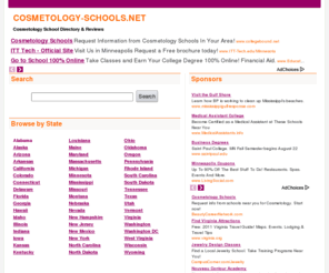 cosmetology-schools.net: Cosmetology School Directory & Reviews - cosmetology-schools.net
Find the best local cosmetology school near you at cosmetology-schools.net. Read the reviews and add your comments.