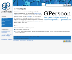 gpersoon.com: Hoofdpagina - Gpersoon
